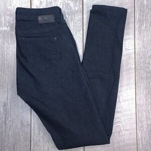 34 Heritage Boyfriend Jeans Womens 26 Dark Indigo Anne Welles Slim Denim